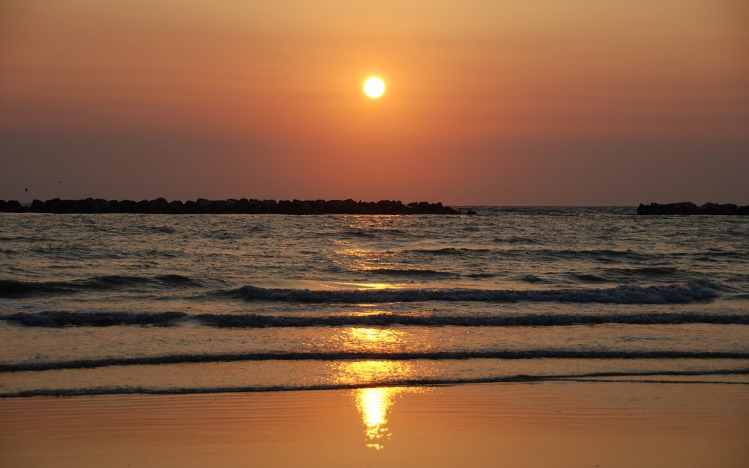 Spiagge al tramonto